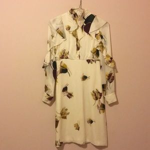 Authentic Gucci Printed Silk Ruffle Dress 💟